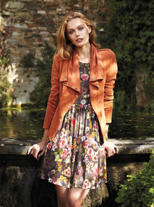 Woman Posing for Anthropologie
